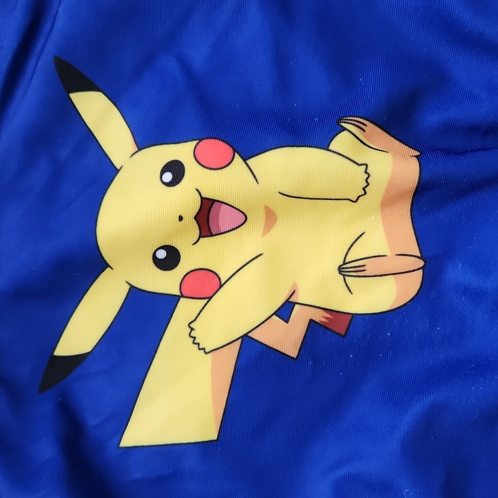 Cute Pikachu Tropical Beachy Swimsuit Swim Suit Bathing Suit - Picture 2 of 5